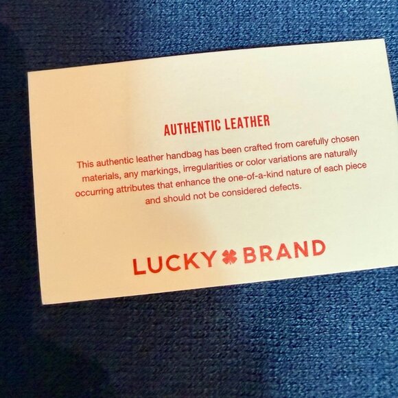 LUCKY BRAND Leif Hobo Bag - Black Genuine Leather Shoulder/Crossbody Bag NWT - Picture 11 of 14